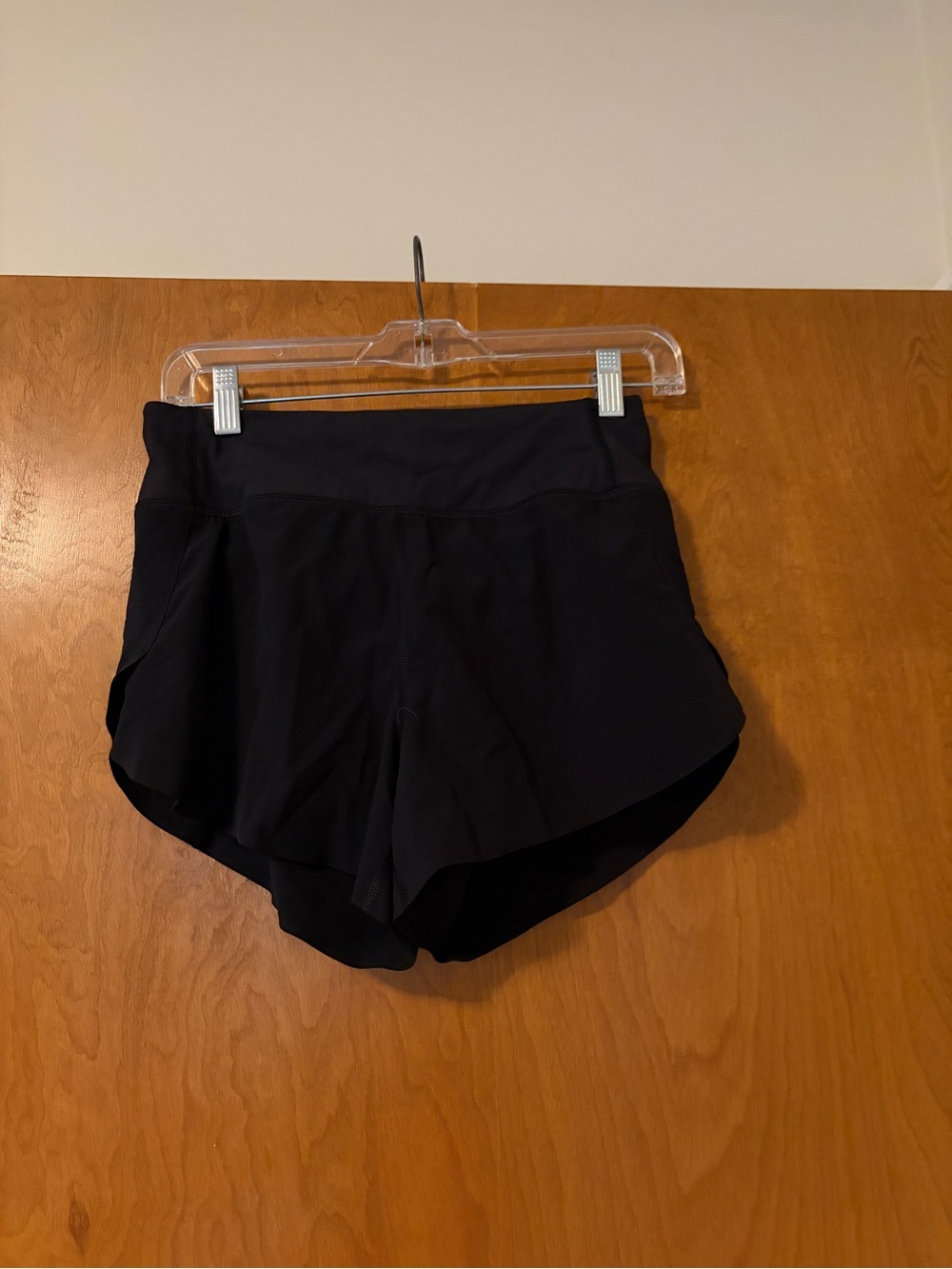 Athleta Black Athletic Running Shorts with Wide Waistband